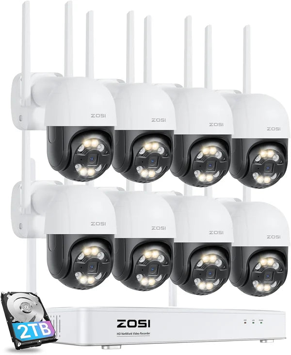 C289 4MP Pan-Tilt WiFi Security System + 2TB Hard Drive