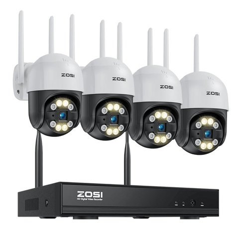 C289 3MP 8 Channel Pan-Tilt WiFi Security System + No Hard Drive