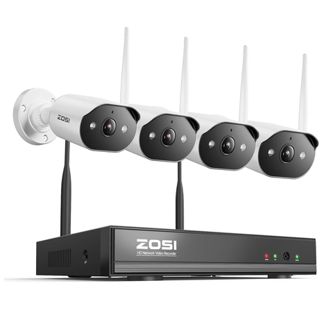C302 3MP 8CH Wireless WiFi Security Camera System + 64GB/2TB Local Storage