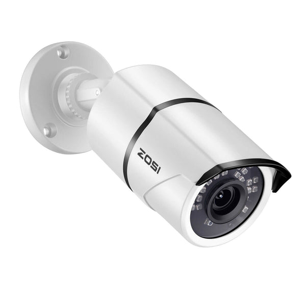 C261 2MP TVI/CVI/AHD/CVBS Bullet Analog Camera, White(ZG2612C)